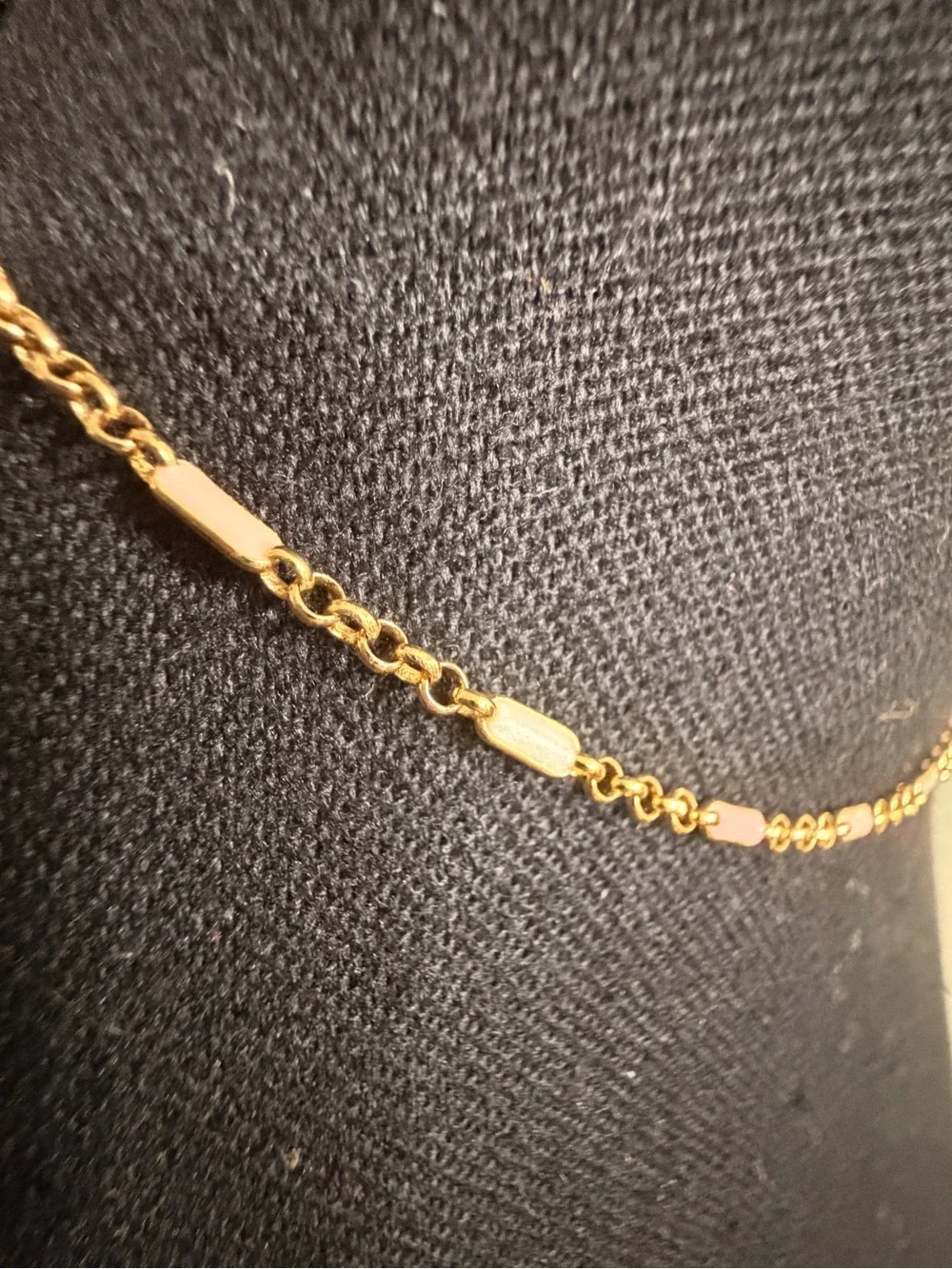 Gorjana Gold Station Link Necklace - Picture 2 of 6